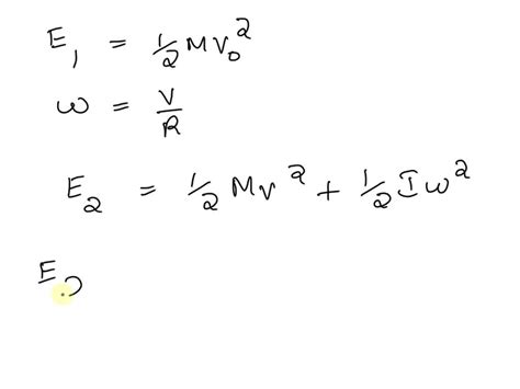 SOLVED A Bowling Ball Of Mass M And Radius R Is Thrown Down The