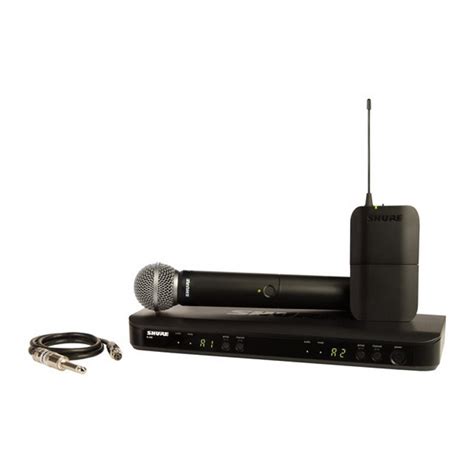 Shure BLX1288 SM58 H8E Dual Wireless System With SM58 And WA302 At