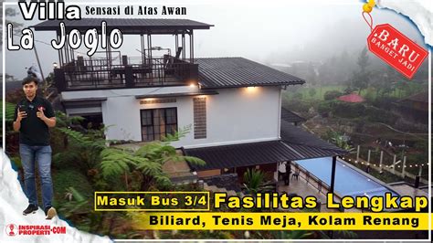 Villa Baru Di Puncak Berasa Di Atas Awan Dengan Fasilitas Lengkap Di