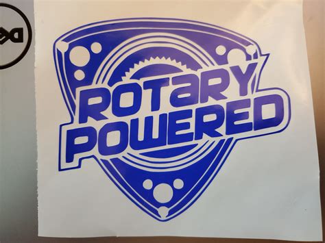 Mazda Rotary Powered Vinyl Sticker Etsy