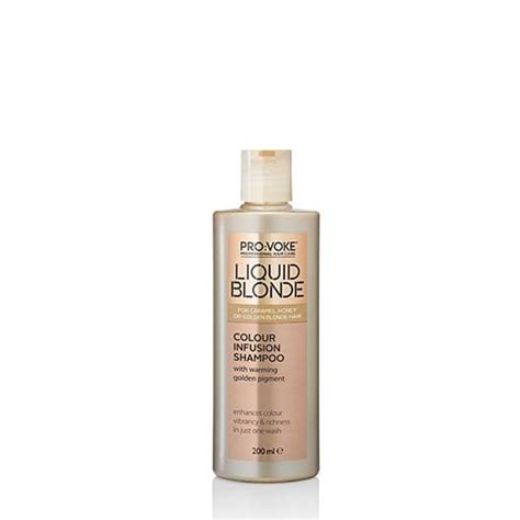 PRO VOKE Liquid Blonde Colour Infusion Shampoo 200ml Regional Health