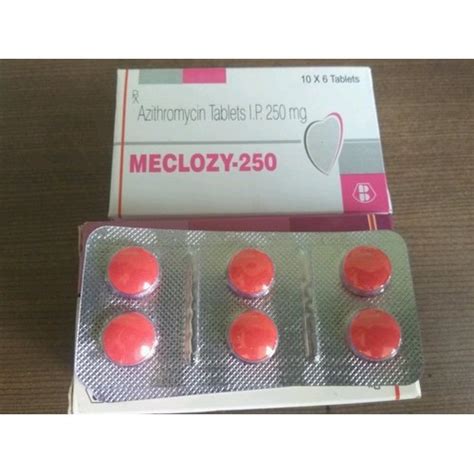 Bonsai Tablet 250 Mg Azithromycin Tablets IP 10x6 Tablet Packaging