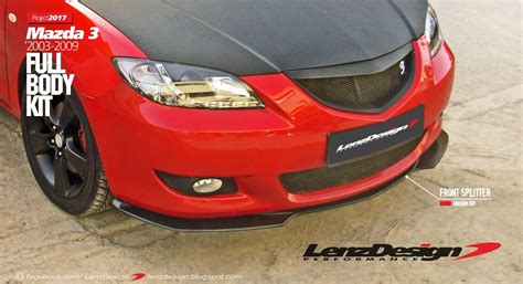 Mazda 3 Bk Lenzdesign Bodykit And Spoilers 2003 2004 2005 2006 2007 2008 2009