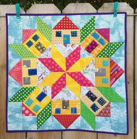 Home Sweet Home Mini Quilt Craftsy House Quilt Patterns House