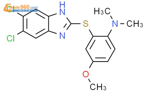 112903 25 0 Benzenamine 2 5 6 Dichloro 1H Benzimidazol 2 Yl Thio 4