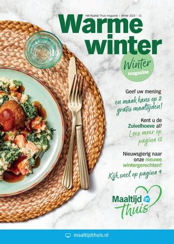 Wintermagazine By Maaltijd Thuis Issuu