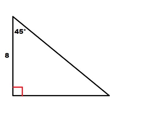 How To Find The Perimeter Of A 454590 Right Isosceles Triangle