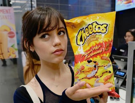 Jenna With A Flamin Hot Cheetos JennaOrtega Jenna Ortega Ortega