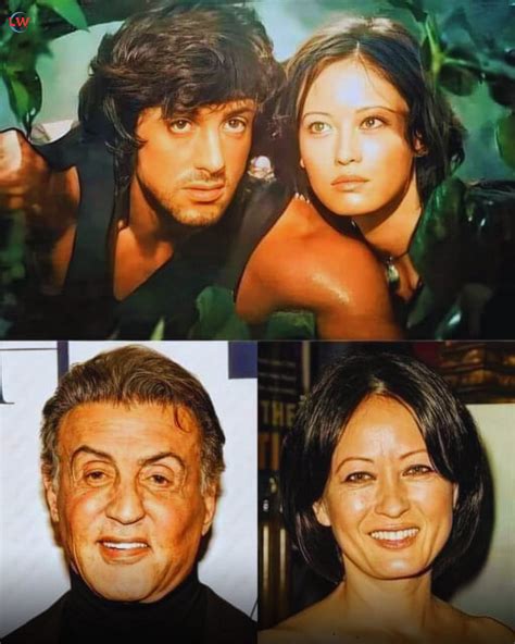 Hip - "Sylvester Stallone and Julia Nickson on set – a dynamic duo in