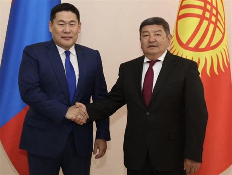 Ерөнхий сайд Л.Оюун-Эрдэнэ Бүгд Найрамдах Киргиз Улсын Сайд нарын ...