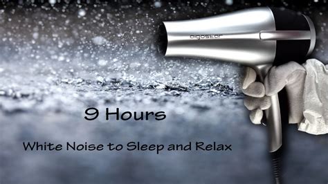 Hair Dryer Sound 203 And Rain And Thunder ASMR 9 Hours White Noise