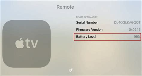 How to Check the Battery Level of Your Apple TV Siri Remote and Charge it