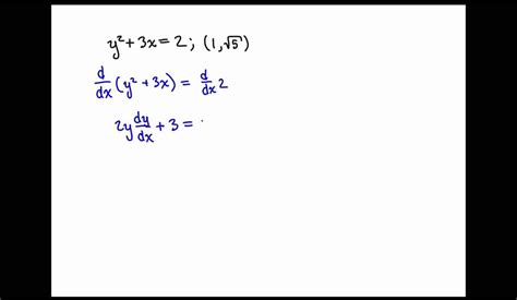 SOLVED Implicit Differentiation Carry Out The Following Steps A Use