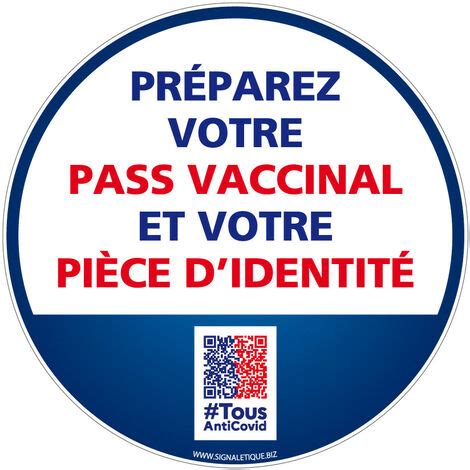 Panneau Pass Vaccinal Obligatoire Pi Ce D Identit Signalisation