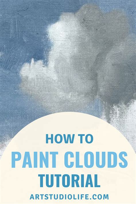 Step By Step Tutorial On How To Paint Clouds Cloud Painting Cloud