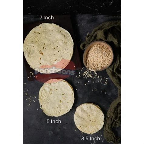 Panchsons Handmade Black Pepper Udad Papad Regular Udad Papad