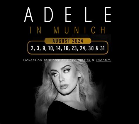 ADELE Live In Munich Residency: MUNICH Messe August 2024, 48% OFF