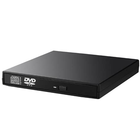 Внешний дисковод (оптический привод) CD/DVD - USB 2.0 черного цвета ...