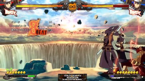 GUILTY GEAR Xrd REVELATOR Johnny 2K2D 1 Corner Combo On Johnny