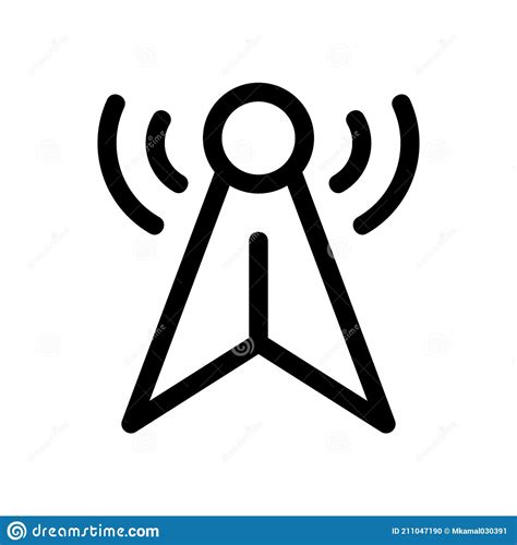 Signal Tower Icon Or Logo Isolated Sign Symbol Vector Illustration