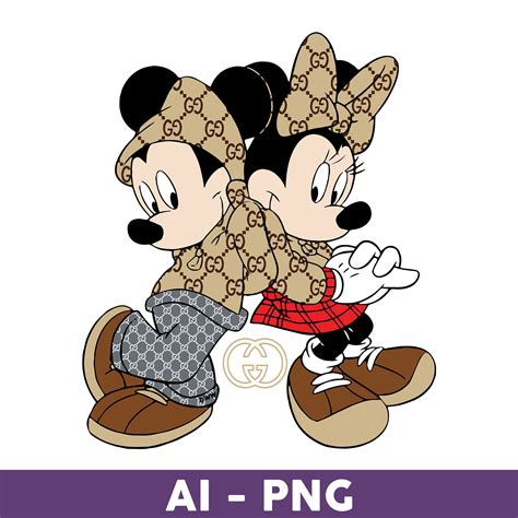 Gucci Mickey And Minnie Mouse Png Mickey Mouse Png Disney P Inspire