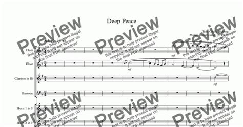 Deep Peace Gaelic Blessing Op 36 Download Sheet Music Pdf File