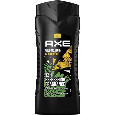 AXE Gel De Ducha 3 En 1 Mojito Y Madera De Cedro Para Cuerpo Pelo Y