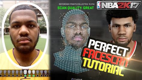 Nba K Mycareer How To Make A Perfect Face Scan Greatest Face Scan