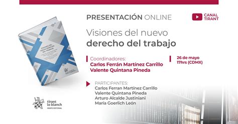 Tirant M Xico On Twitter Participa Presentaci Nonline Visiones