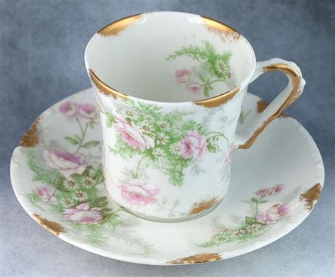 Drinkware Kitchen Dining Demitasse Tea Cup And Saucer THEODORE