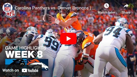 Denver Broncos: Highlights from 28-14 win over Carolina Panthers