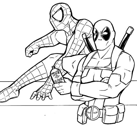 Deadpool Coloring Pages — Coloring Pages To Print