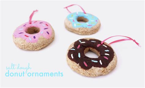 Salt Dough Donut Ornaments