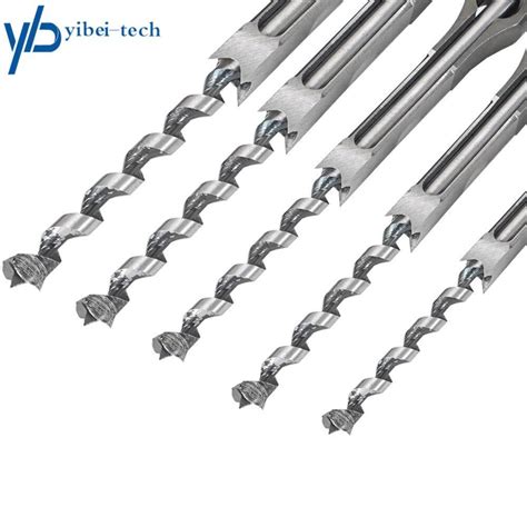 6pcs Square Hole Mortise Chisel Drill Bit 14 516 38 12 916 5