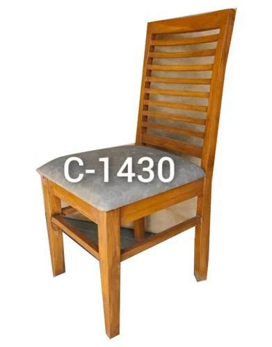 C 1430 Teak Wood Chair With Cushion At Rs 3500 In Rajkot ID