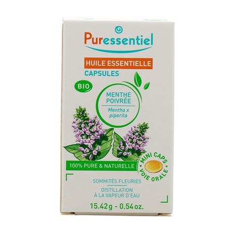 Puressentiel Huile Essentielle Menthe Poivrée 60 Capsules DocMorris