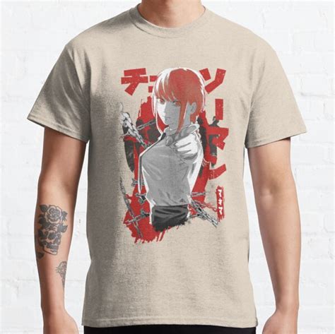 Chainsaw Man T Shirts Chainsaw Man Makima Classic T Shirt RB0908