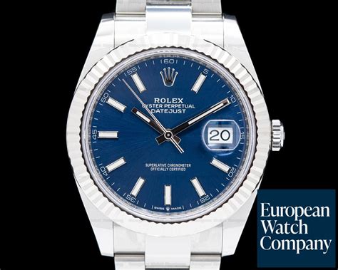 Rolex 126334 Datejust 41 126334 Blue Stick Dial SS Oyster 2022 42669