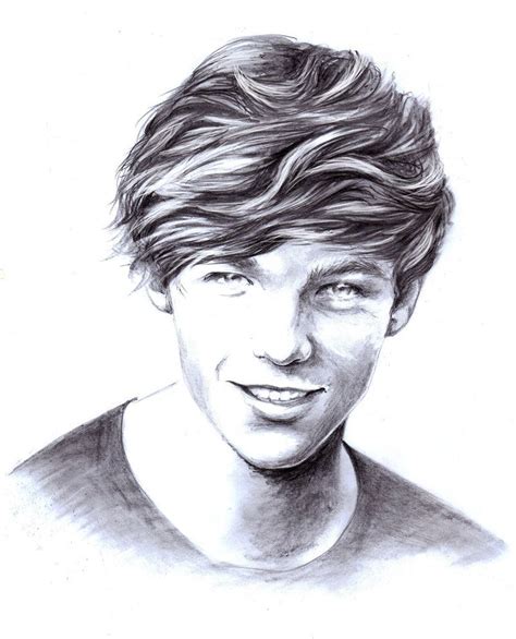 One Direction 1D Louis Tomlinson Illustration By Dariemkova On