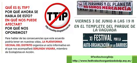 ¿qué Es El Ttip ¿en Qué Nos Puede Afectar 3 De Junio Acto Informativo 1900 H Templete Parque