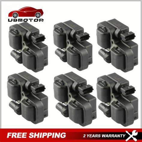 Set 6 Ignition Coils For Mercedes Benz C CL CLK ML Class E500 G500