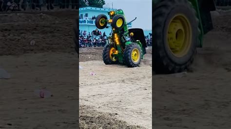 Sewak Brar Tractor Stunt On John Deere 5050d ️😱😱stunt Very ⚠️