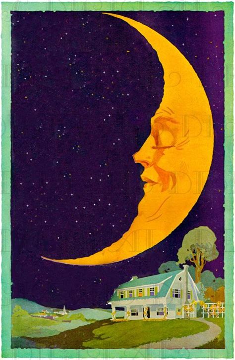 Best 25 Moon Face Ideas On Pinterest Vintage Moon Faces Of