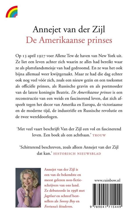 De Amerikaanse Prinses Annejet Van Der Zijl 9789041715449 Boeken Bol