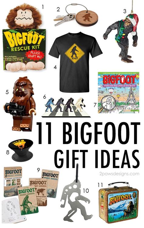 11 Fun Bigfoot T Ideas For The Sasquatch Fan 2paws Designs