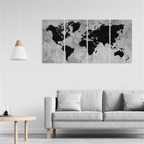 Jual COD 120x60 Hiasan Poster Dinding Wall Decor Peta Dunia World