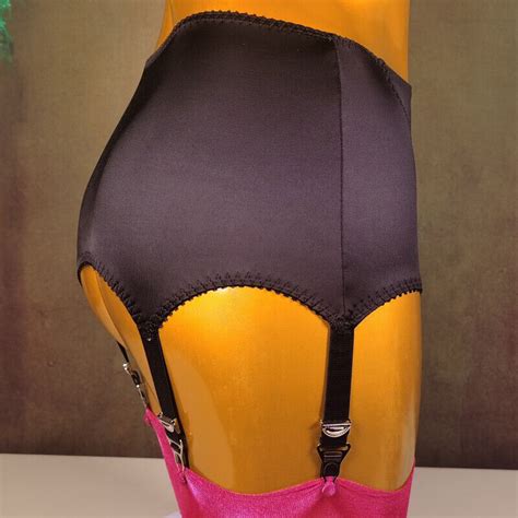 Women 6 Straps Sexy High Waist Garter Belt Bowknot Lingerie Suspender