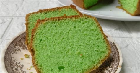 Resep Bolu Pandan Santan Bolu Panggang 4 Telur Oleh Siti Hadijah Karo