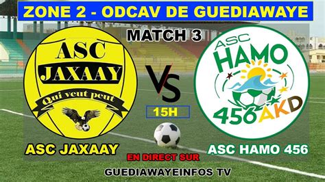 Odcav Guediawaye Zone Asc Hamo Akd Vs Asc Jaxaay Youtube