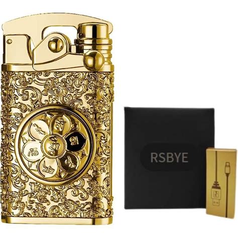 RSBYE Briquet Electrique Elégante Briquet Personnalisé Double Arc